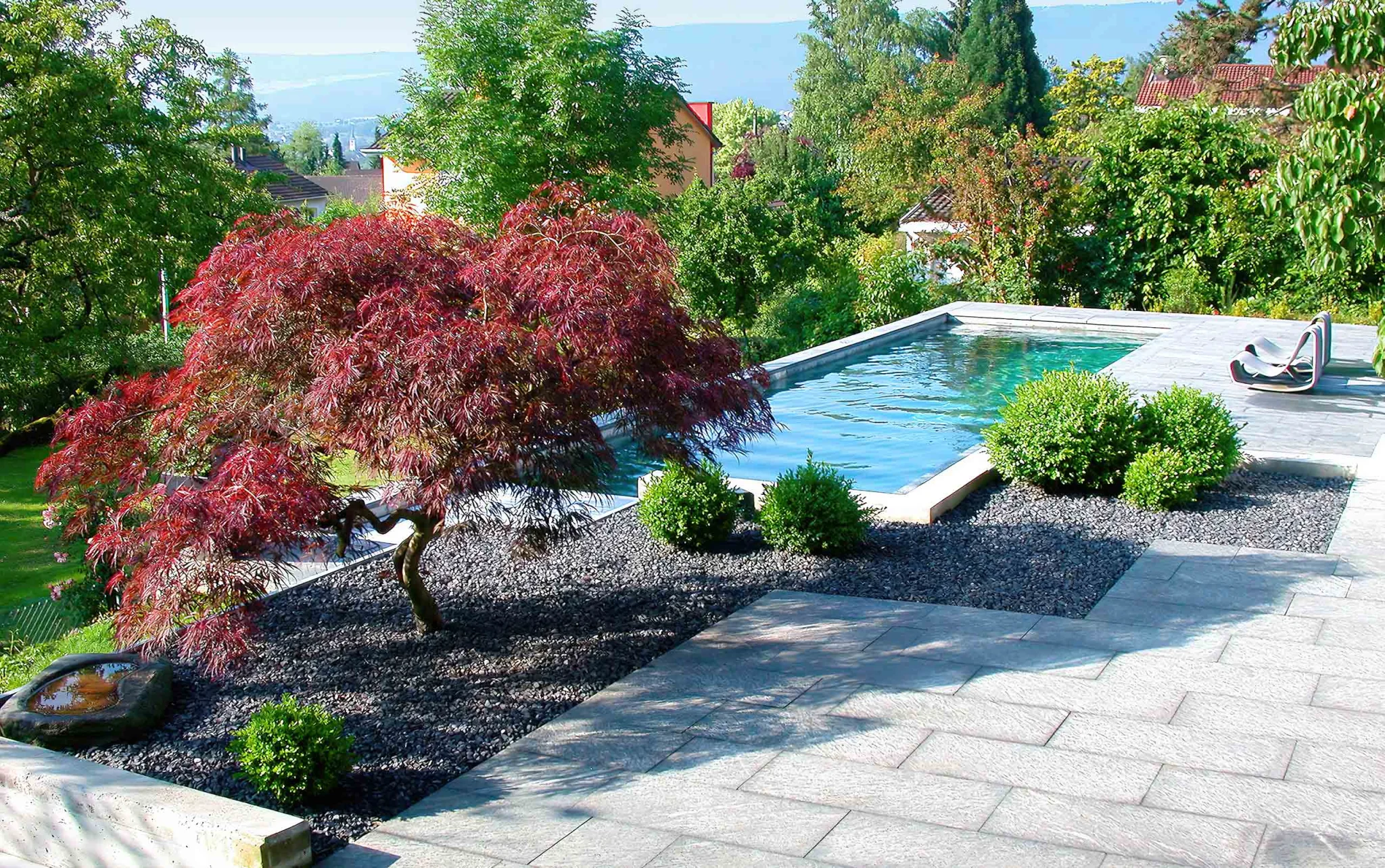 Schulte Gartenbau Ideen Gartengestalter Gartenplanung Gartengestaltung Gartendesign Pools Schwimmbaeder Teiche Pool kaufen Gartenunterhalt Landschaftsgaertner Mauern Natursteinbelaege Rasenpflege Hecken Pflanzen Blumen Rabatten Biotope Parkanlagen Garten und Landschaftsbau Gartenkonzepte Teichpflanzen Teichbau Professionell Oberwil Baselland